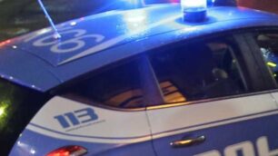 Una volante della polizia di Monza