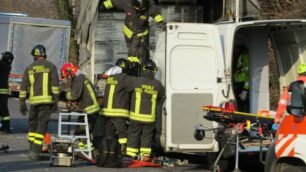 Le foto dell’incidente stradale sulla Statale 36