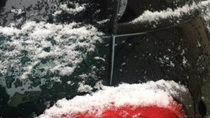 La spolveratina di neve arrivata sulla Brianza nella mattinata di domenica 25 febbraio