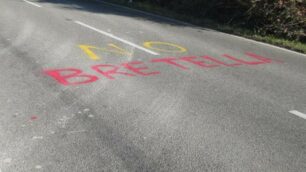 Besana: scritte contro la bretella al Balgano