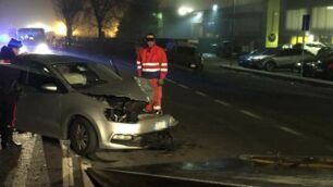 Arcore, incidente in via Monte Rosa