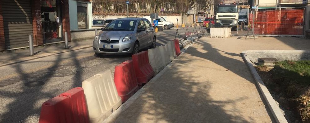 Arcore, cantiere in via Trento Trieste: dal 6 marzo la strada chiude per due settimane