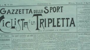 Il primo numero della Gazzetta dello Sport