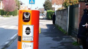 Controlli velocità in via Cattaneo, a Lissone