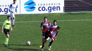 Calcio, Seregno: Matteo Barzotti in azione