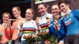 Ciclismo: Maria Giulia Confalonieri sul podio ai Mondiali (foto dal sito Fci)