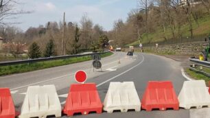 Lesmo, la Sp 135 chiusa al traffico in direzione Triuggio