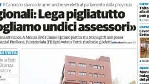 prima pagina il Cittadino giovedì 8 marzo 2018