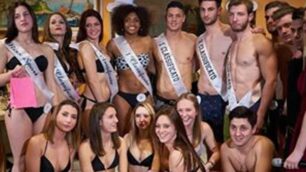 Il gruppo di “Mister” e “Miss” che ha partecipato all’evento