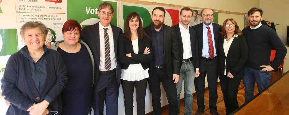 Monza Presentazione candidati elezioni politiche Partito Democratico