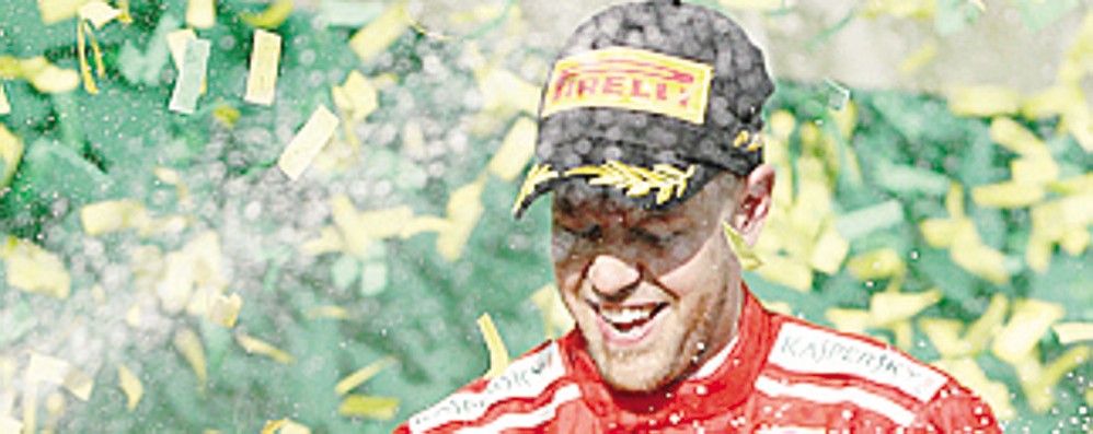 Sebastian Vettel dopo il successo di Melbourne