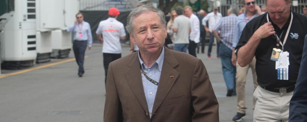 Jean Todt, presidente della Fia, nel paddock di Monza