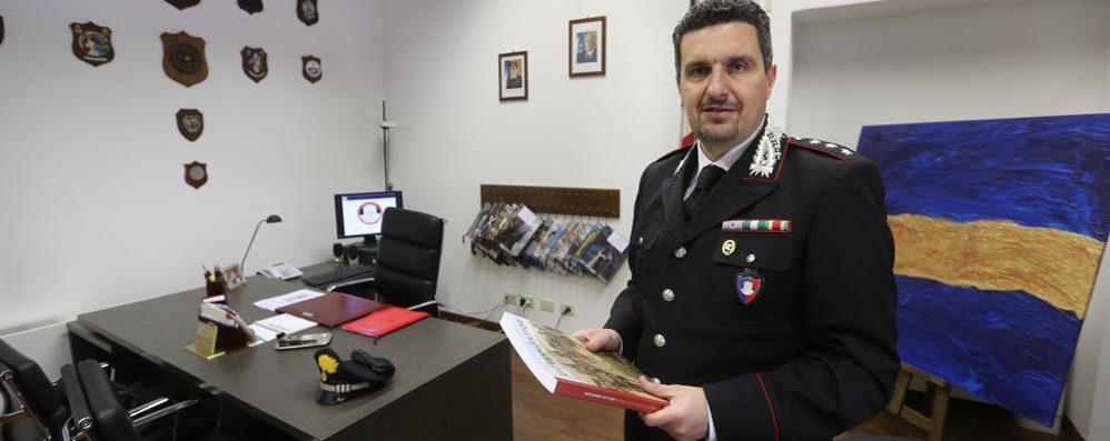 Il maggiore dei carabinieri del Ntpc di Monza Francesco Provenza