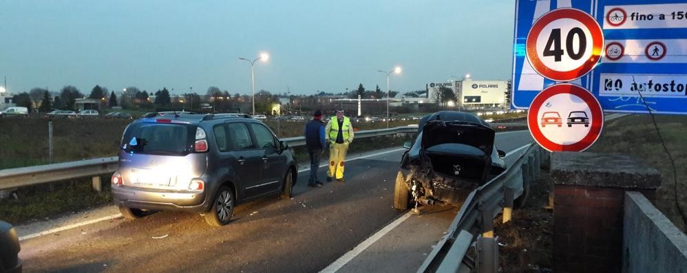 L’incidente sulla rampa