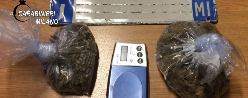 Arrestato a Limbiate: marijuana sequestrata e targa di una vecchia auto di cui aveva denunciato il furto