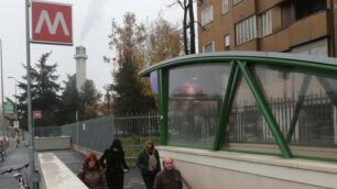 Il capolinea della metropoltana a Bignami