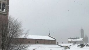Neve a Monza venerdì 2 marzo 2018