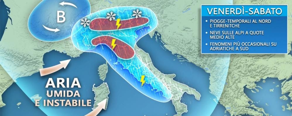 Meteo previsioni verso Pasqua e pasquetta