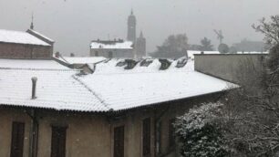 Neve a Monza venerdì 2 marzo 2018