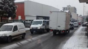 Trafifco bloccato a Monza