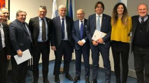Le autorità presenti durante la presentazione del Torneo delle Regioni