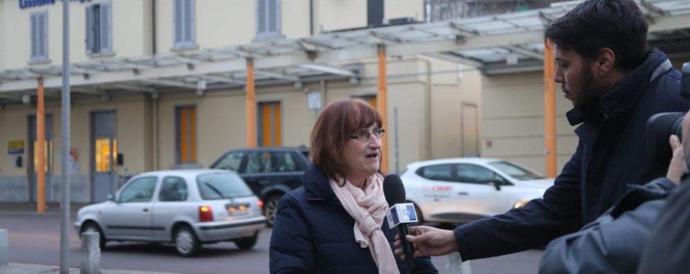 LISSONE: il sindaco di Lissone intervistata da Rai 3 in stazione ribadisce quanto scritto a Trenord