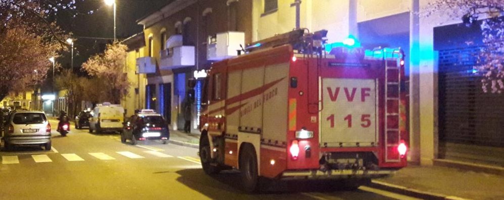 Varedo soccorsi in via Dante