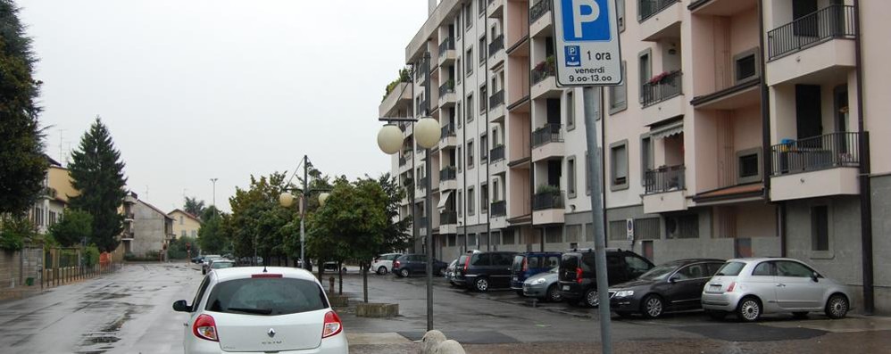 Villasanta, piazza Europa