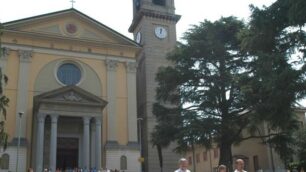 Bellusco: la chiesa e il campanile