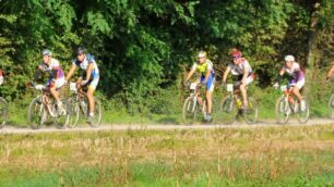 In bicicletta nel parco