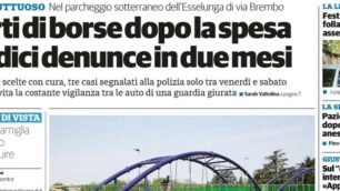 prima pagina il Cittadino giovedì 26 aprile 2018