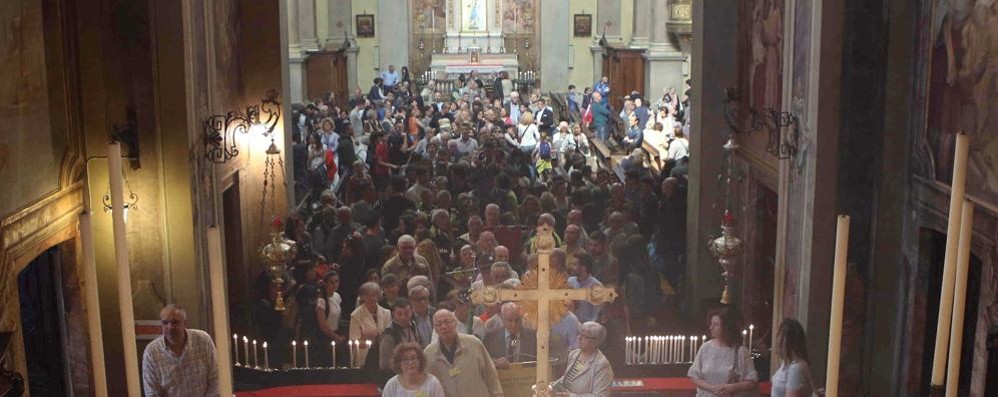 Monza Chiesa san Gerardo Pellegrinaggio da Olgiate Comasco