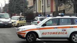 Giussano incidente via De Amicis
