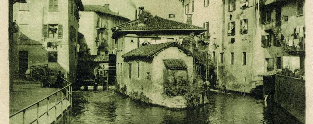 Monza, 1903: il Lambro e i molini detti di San Giovanni Battista