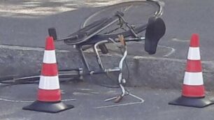 La bibicletta distrutta