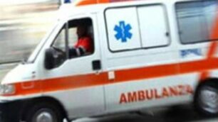 Un’ambulanza del 118