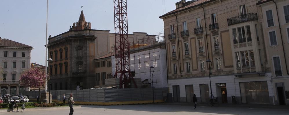 Monza Cantiere piazza Trento