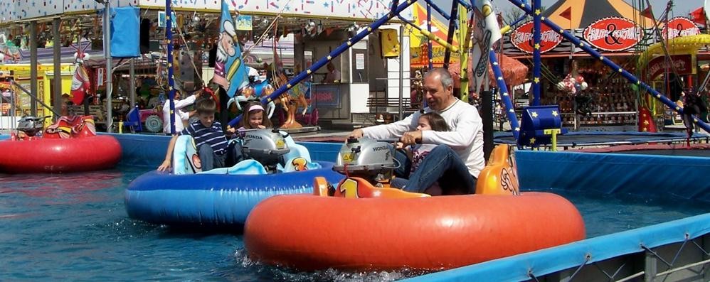 Il luna park della festa di Santa Valeria