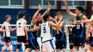 Volley Italia Under 18 agli Europei: Alessandro Gianotti (numero 10) - foto Fipav