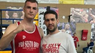 Boxe: Andrea Hoz con l’allenatore Damiano Migale