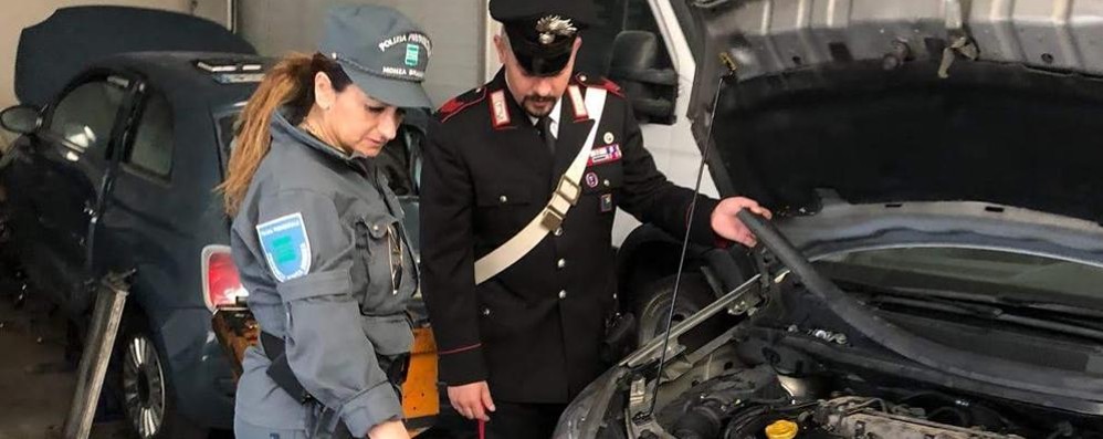 autofficina abusiva scoperta dai carabinieri