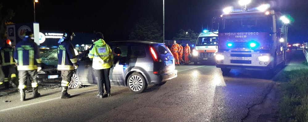L’incidente tra Arosio e GiussanoFoto Edoardo Terraneo