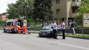 Giussano, incidente giovedì via Milano