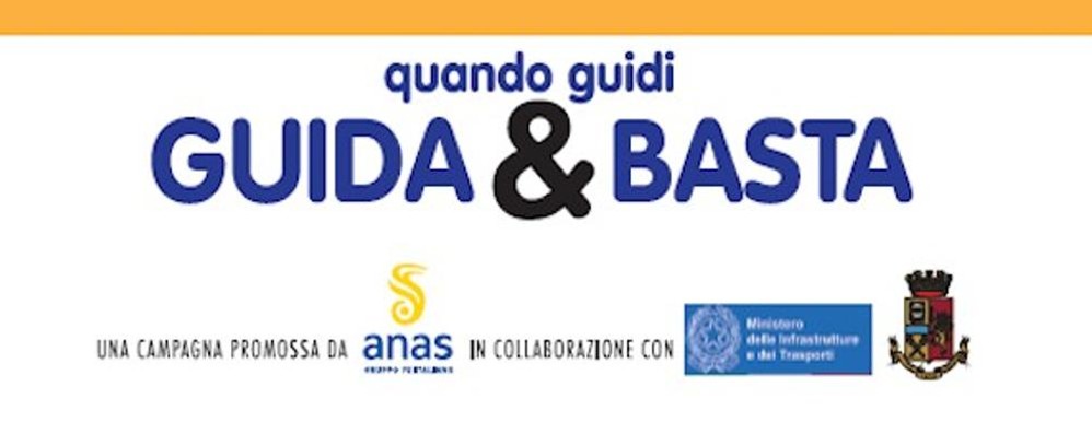 La nuova campagna sulla sicurezza alla guida lanciata da Anas