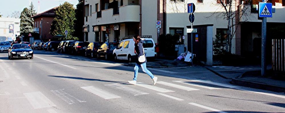 Lissone: Via TRIESTE Passaggio PEDONALE