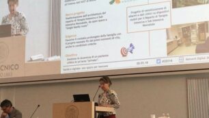 Paola Coglianese, responsabile Sistemi Informativi Aziendali della Fondazione MBBM durante la presentazione del progetto