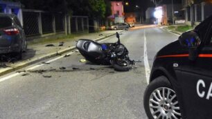 SEVESO INCIDENTE STRADALE IN VIA GARIBALDI