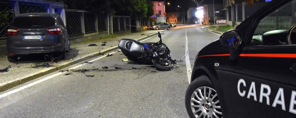 SEVESO INCIDENTE STRADALE IN VIA GARIBALDI