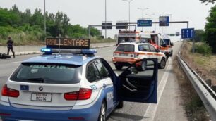 Statale 36 incidente auto moto lissone muggiò monza