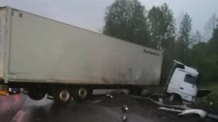 Statale 36 incidente tir Veduggio